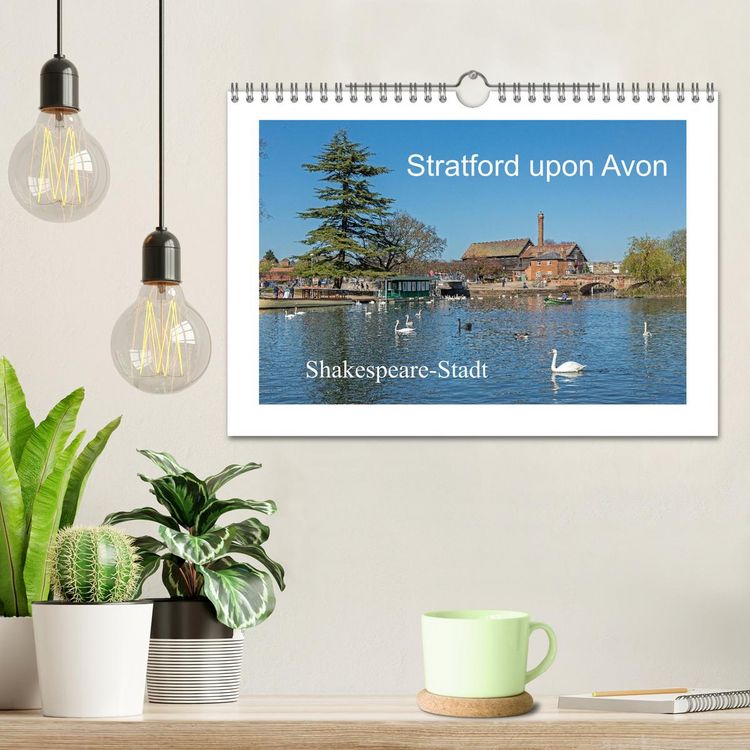 Produktbild: Stratford upon Avon - Shakespeare-Stadt (Wandkalender 2026 DIN A4 quer), CALVENDO Monatskalender