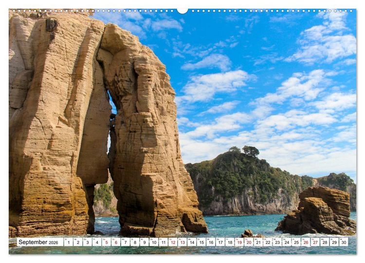Produktbild: Neuseeland - Die sch&ouml;nsten Orte am anderen Ende der Welt (hochwertiger Premium Wandkalender 2026 DIN A2 quer), Kunstdruck in Hochglanz