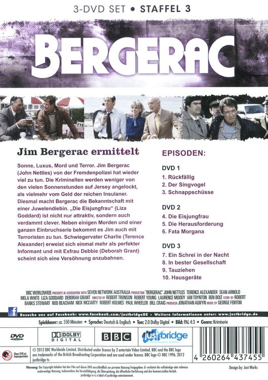 Produktbild: Bergerac - Die Komplette 3.Staffel [3 DVDs]