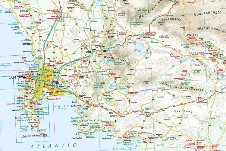 Produktbild: Reise Know-How Landkarte S&uuml;dafrika Kapregion | South Africa, Cape Region (1:500.000)