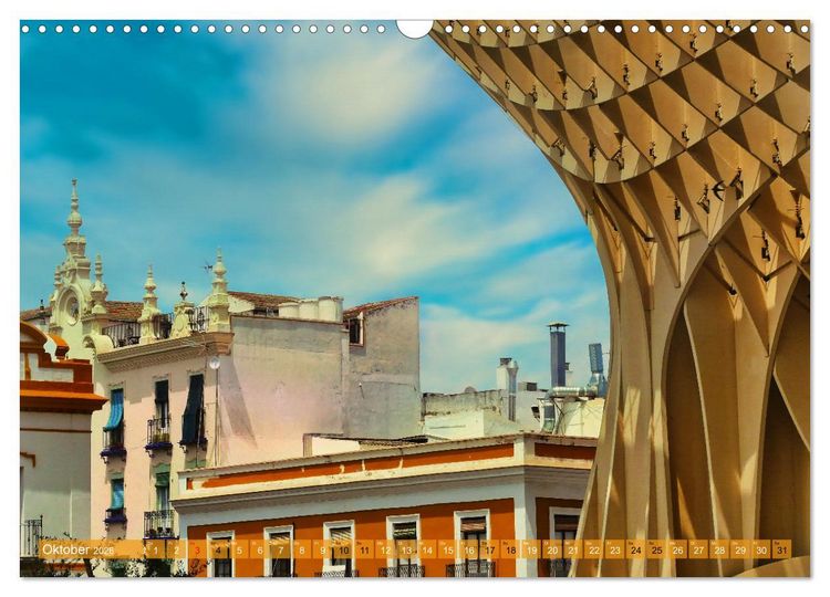 Produktbild: Andalusien, Architektur und Tradition (Wandkalender 2026 DIN A3 quer), CALVENDO Monatskalender