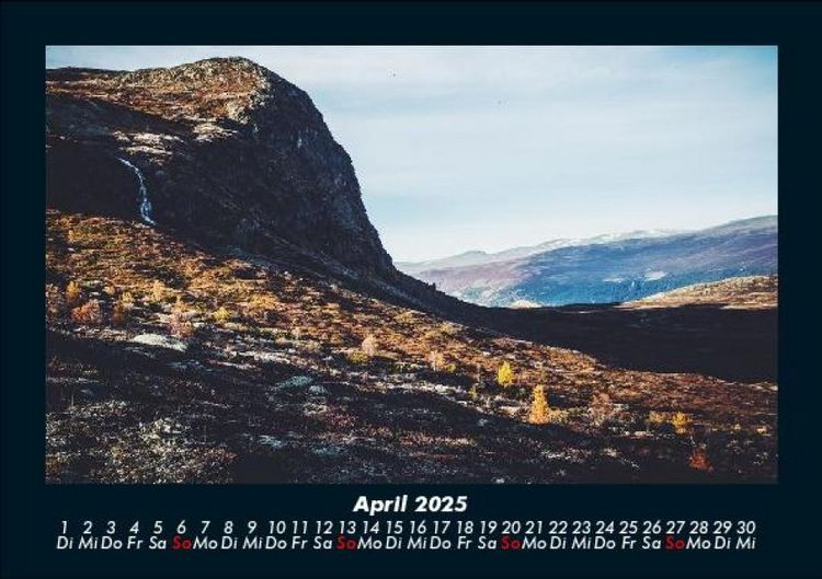 Produktbild: Bergige Welten 2025 Fotokalender DIN A5
