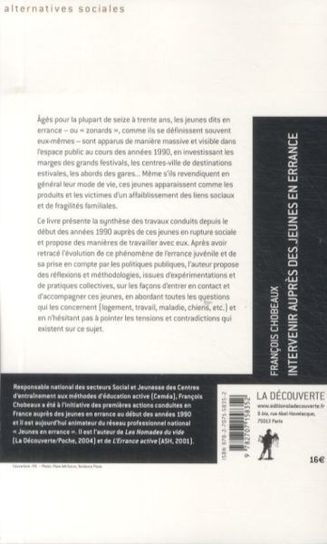 Produktbild: Intervenir aupr&egrave;s des jeunes en errance