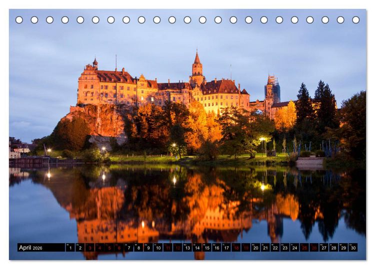 Produktbild: Burgen und Schl&ouml;sser (Tischkalender 2026 DIN A5 quer), CALVENDO Monatskalender