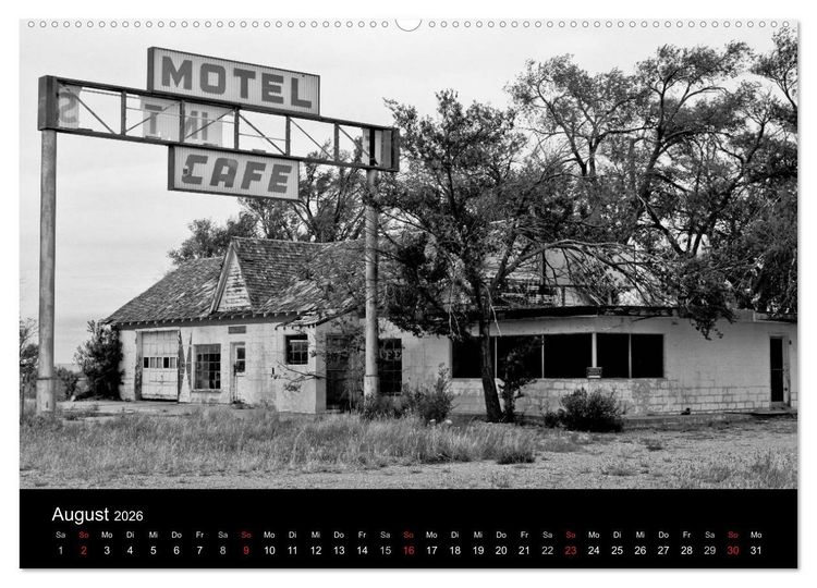 Produktbild: Route 66 (hochwertiger Premium Wandkalender 2026 DIN A2 quer), Kunstdruck in Hochglanz