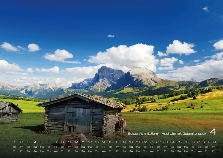 Produktbild: Die Alpen - dem Himmel so nah - 2027 - Kalender DIN A2