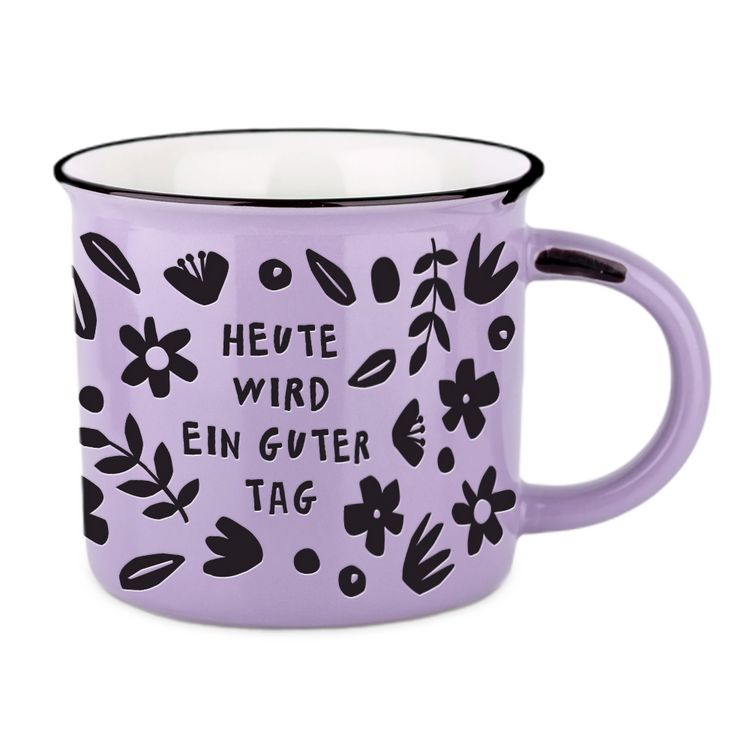 Produktbild: Becher Vintage Heute wird ein guter Tag