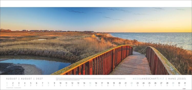 Produktbild: Meerlandschaft SYLT Kalender 2027 - Hans Jessel