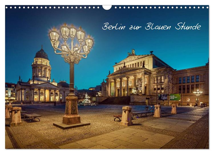 Produktbild: Die Blaue Stunde in Berlin (Wandkalender 2026 DIN A3 quer), CALVENDO Monatskalender
