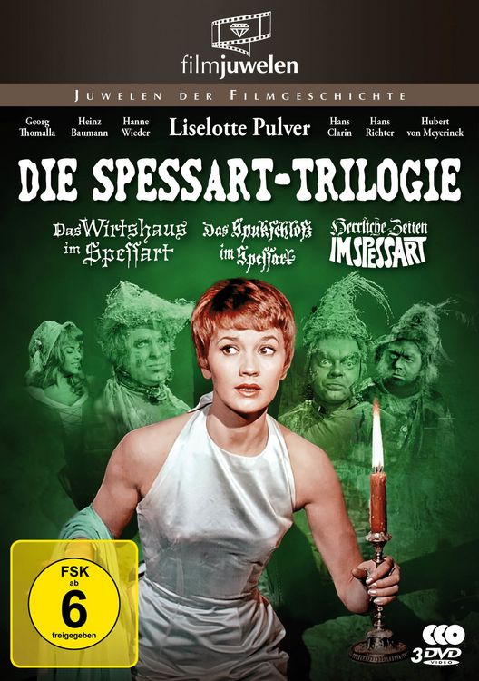 Produktbild: Die Spessart-Trilogie: Alle 3 Spessart-Kom&ouml;dien mit Lilo Pulver (Filmjuwelen) [3 DVDs]