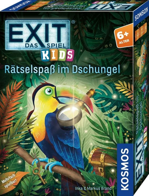 Produktbild: EXIT&reg; - Das Spiel Kids, R&auml;tselspa&szlig; im Dschungel,