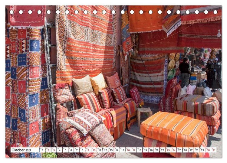 Produktbild: Marrakesch - Momente einer Reise (Tischkalender 2027 DIN A5 quer), CALVENDO Monatskalender