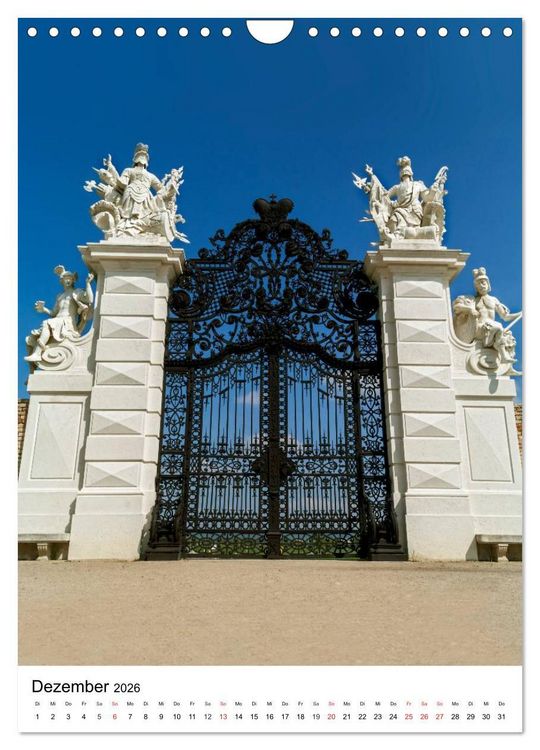 Produktbild: Schloss Hof &ndash; Die Perle unter den Marchfeldschl&ouml;ssern (Wandkalender 2026 DIN A4 hoch), CALVENDO Monatskalender