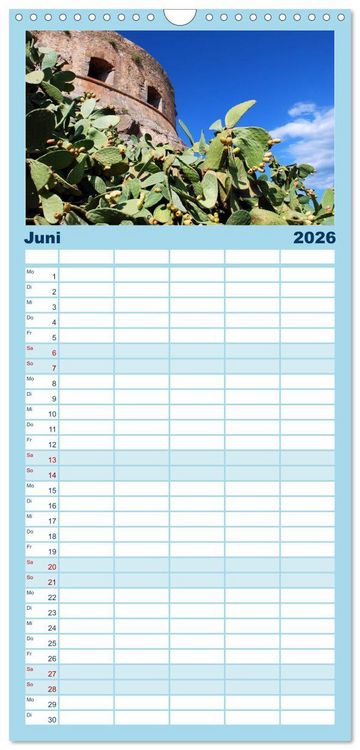 Produktbild: Familienplaner 2026 - Kreta - Griechischer Inseltraum mit 5 Spalten (Wandkalender, 21 x 45 cm) CALVENDO