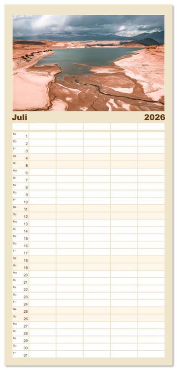 Produktbild: Familienplaner 2026 - Armenien - Wo die Geschichte ihre Stimme erhebt mit 5 Spalten (Wandkalender, 21 x 45 cm) CALVENDO