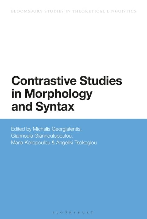 Produktbild: Contrastive Studies in Morphol