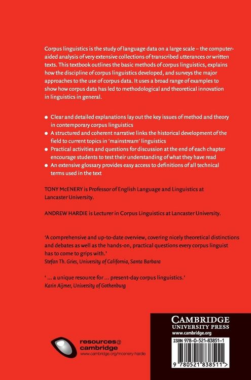 Produktbild: Corpus Linguistics