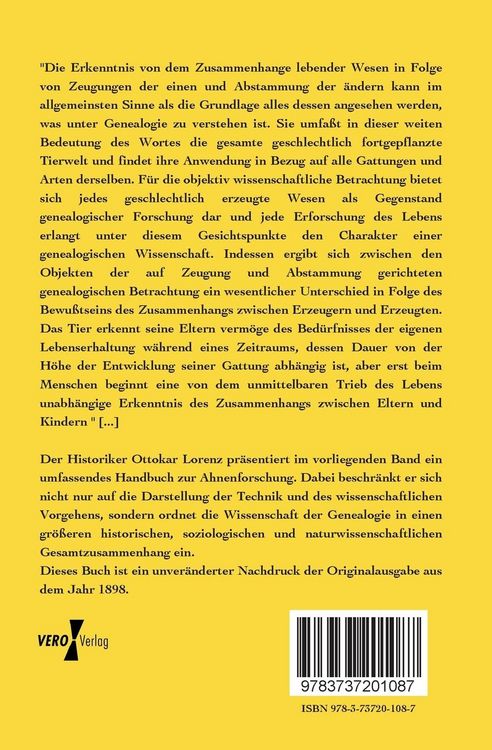 Produktbild: Lehrbuch der gesamten wissenschaftlichen Genealogie