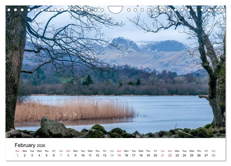 Produktbild: The Lake District 2026 Calendar (Wall Calendar 2026 DIN A4 landscape), CALVENDO 12 Month Wall Calendar