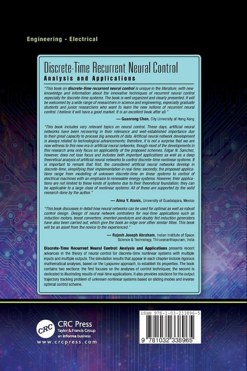 Produktbild: Discrete-Time Recurrent Neural Control