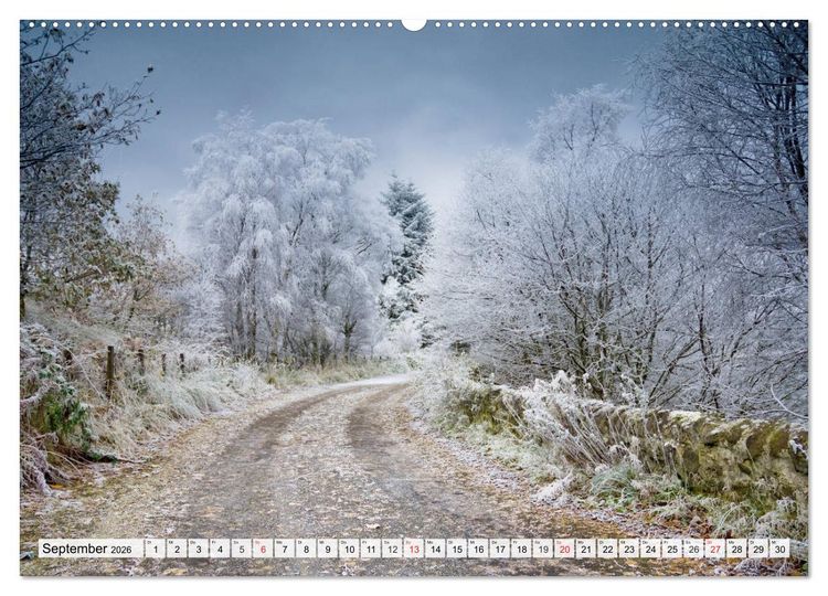 Produktbild: Winter. Zauberhafte Schneelandschaften (Wandkalender 2026 DIN A2 quer), CALVENDO Monatskalender