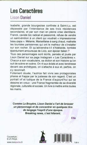 Produktbild: Les caract&egrave;res : fragments de la vie moderne