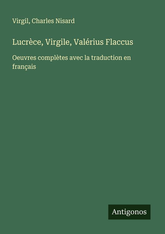 Produktbild: Lucr&egrave;ce, Virgile, Val&eacute;rius Flaccus