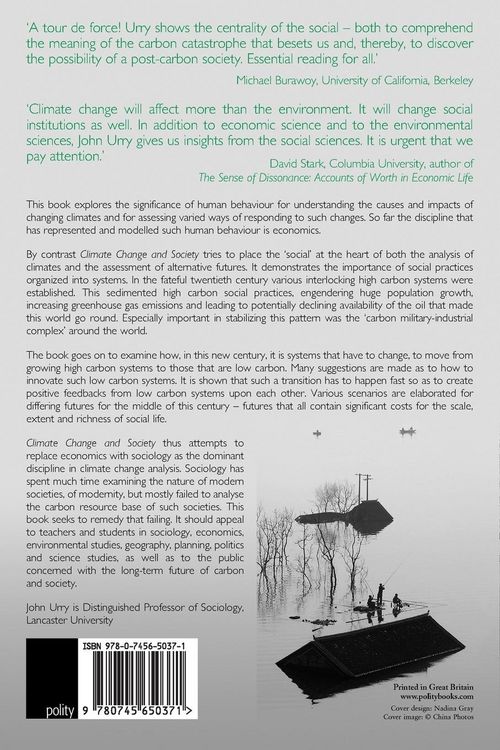 Produktbild: Climate Change and Society
