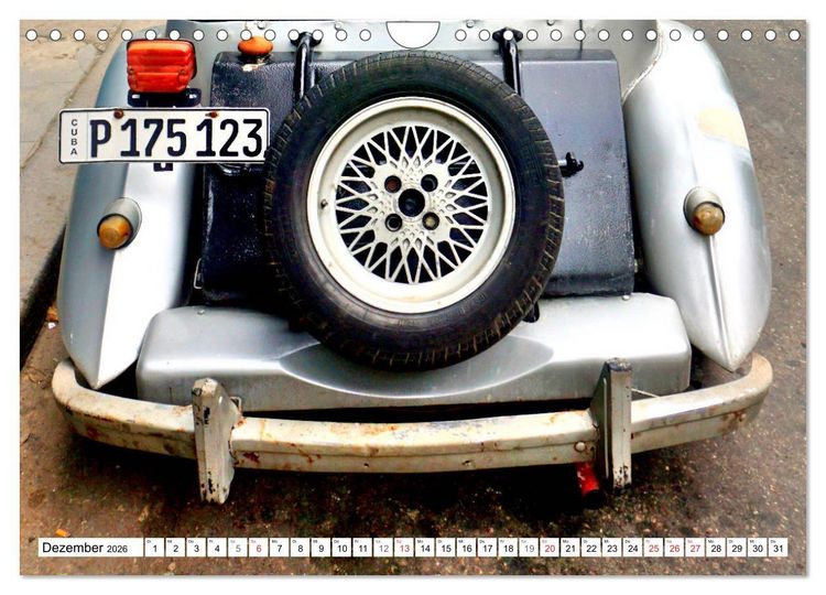 Produktbild: MG Classics - Britische Oldtimer in Kuba (Wandkalender 2026 DIN A4 quer), CALVENDO Monatskalender