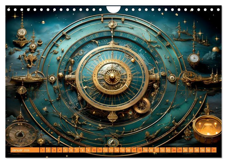Produktbild: Antike Wegweiser (Wandkalender 2026 DIN A4 quer), CALVENDO Monatskalender