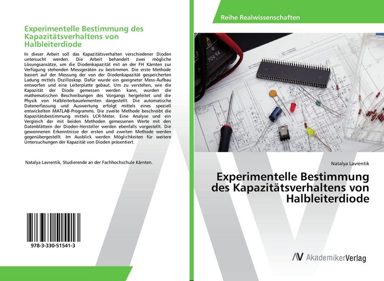 Produktbild: Experimentelle Bestimmung des Kapazit&auml;tsverhaltens von Halbleiterdiode