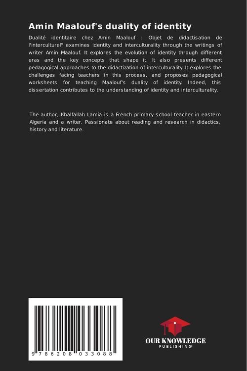 Produktbild: Amin Maalouf's duality of identity