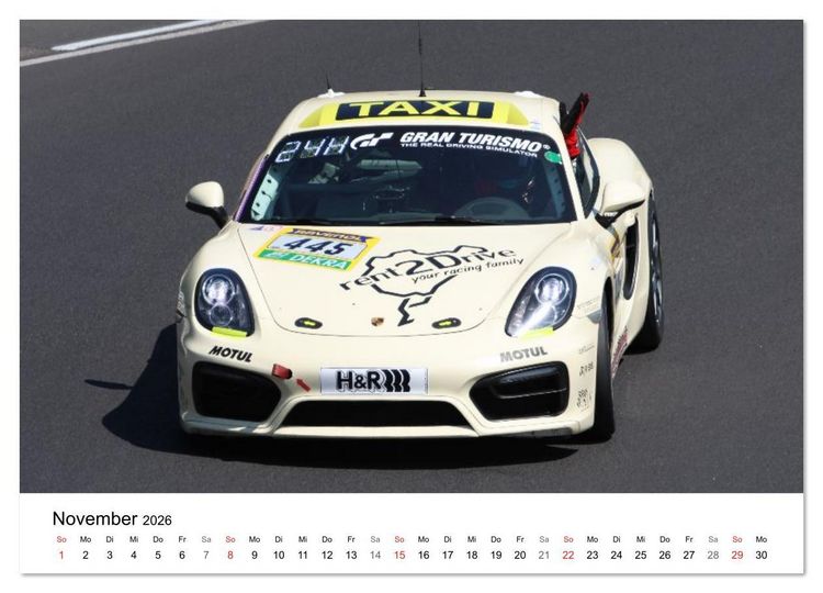 Produktbild: 24h am Ring (hochwertiger Premium Wandkalender 2026 DIN A2 quer), Kunstdruck in Hochglanz