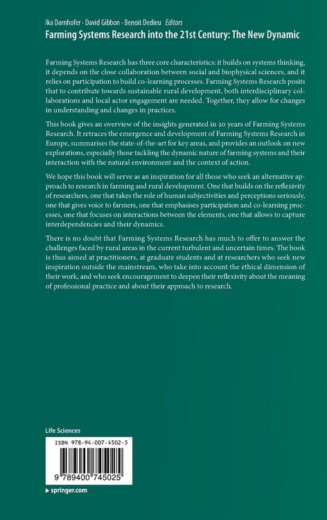 Produktbild: Farming Systems Research into the 21st Century: The New Dynamic