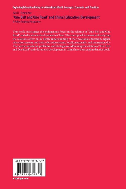 Produktbild: &ldquo;One Belt and One Road&rdquo; and China&rsquo;s Education Development