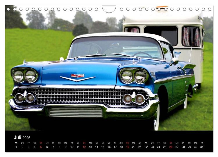 Produktbild: Oldtimer (Wandkalender 2026 DIN A4 quer), CALVENDO Monatskalender