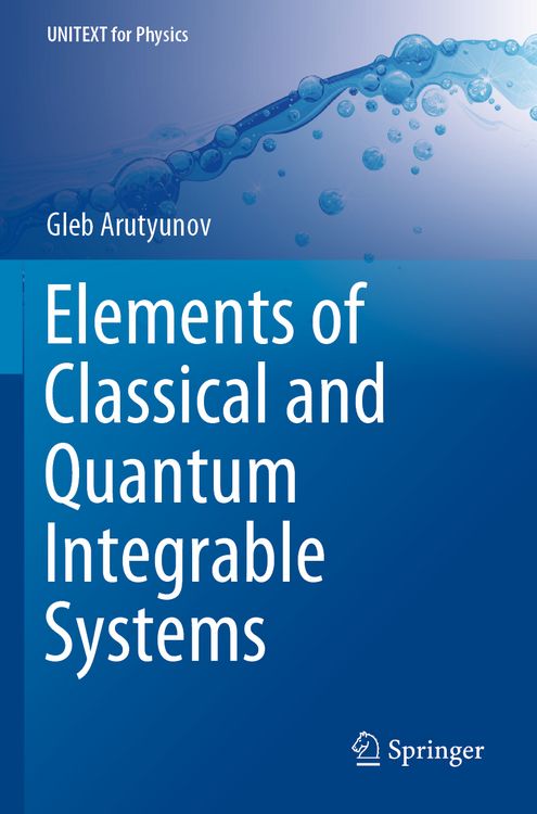 Produktbild: Elements of Classical and Quantum Integrable Systems