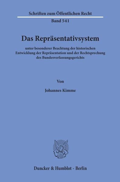 Produktbild: Das Repr&auml;sentativsystem