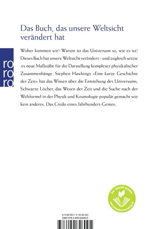 Produktbild: Eine kurze Geschichte der Zeit