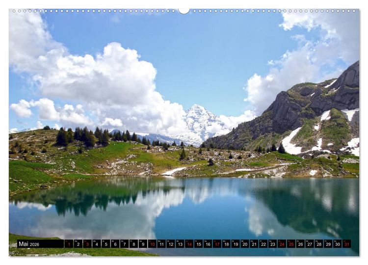 Produktbild: Berge im Berner Oberland (Wandkalender 2026 DIN A2 quer), CALVENDO Monatskalender