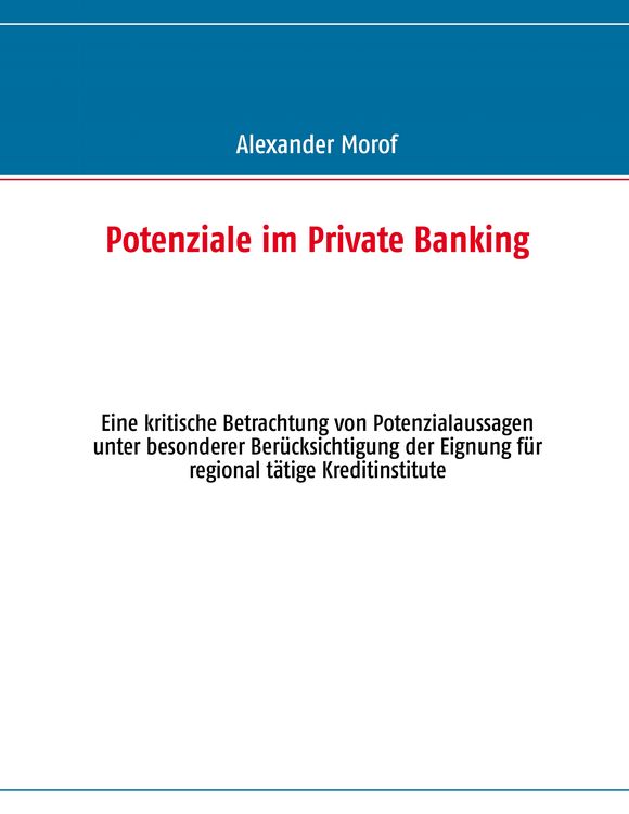 Produktbild: Potenziale im Private Banking