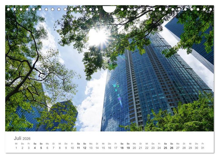Produktbild: Singapur (Wandkalender 2026 DIN A4 quer), CALVENDO Monatskalender