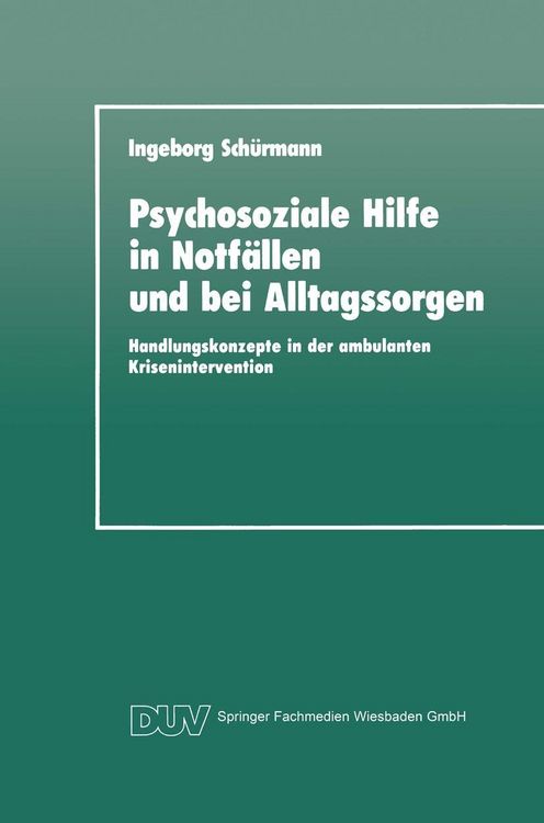Produktbild: Psychosoziale Hilfe in Notf&auml;llen und bei Alltagssorgen