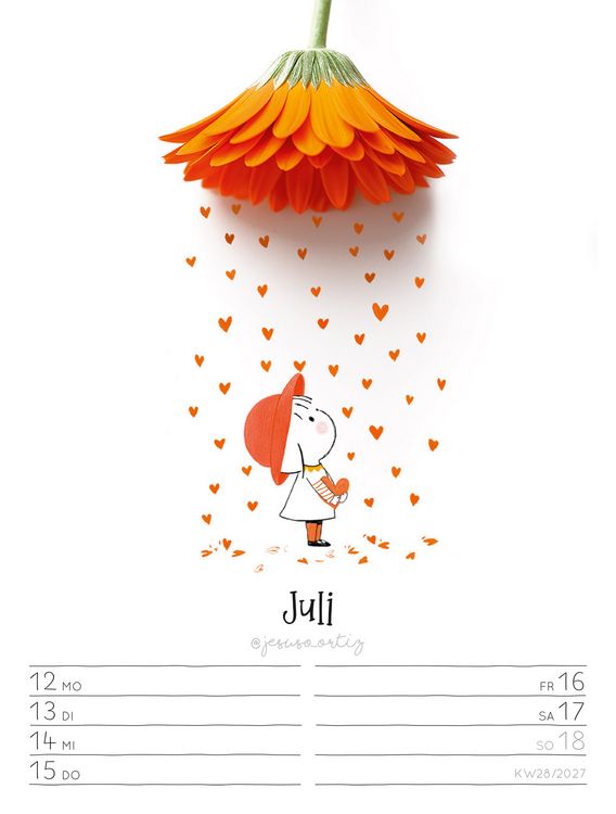 Produktbild: Little Dreams Wochenplaner Kalender 2027