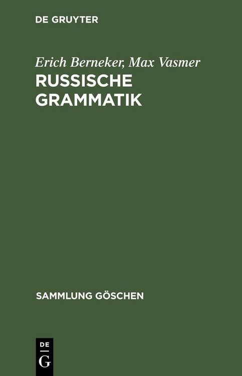 Produktbild: Russische Grammatik