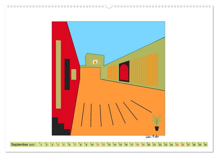 Produktbild: DudoDigital (hochwertiger Premium Wandkalender 2027 DIN A2 quer), Kunstdruck in Hochglanz