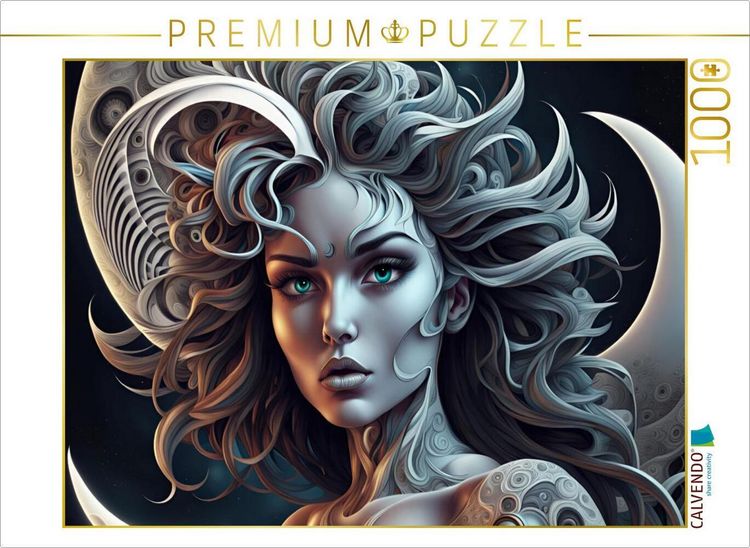 Produktbild: CALVENDO Puzzle Mondsch&ouml;nheit | 1000 Teile Lege-Gr&ouml;&szlig;e 64x48cm Foto-Puzzle f&uuml;r gl&uuml;ckliche Stunden
