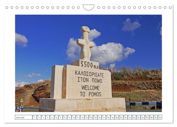Produktbild: Zypern. Von Akamas bis Limassol (Wandkalender 2026 DIN A4 quer), CALVENDO Monatskalender