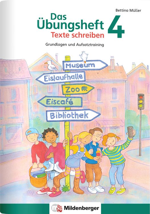 Produktbild: Das &Uuml;bungsheft Texte schreiben 4