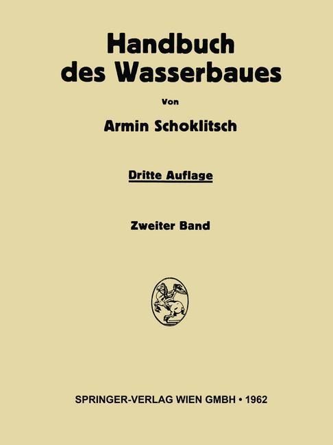 Produktbild: Handbuch des Wasserbaues
